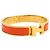 Bracciale Clic H PM stretto in smalto dorato Hermès D'oro - vista 2