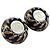 Orecchini a clip Chanel CC in resina nera e placcati oro Nero - vista 2
