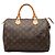 Borsa Boston Louis Vuitton Monogram Speedy 30 Marrone