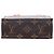 Borsa Satchel Louis Vuitton Monogram Petit Sac Plat Marrone - vista 3
