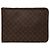 Borsa Business Portfolio Poche Documents Monogram Louis Vuitton Marrone