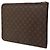 Borsa Business Portfolio Poche Documents Monogram Louis Vuitton Marrone - vista 2