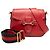 Borsa a tracolla Gucci Lady Web Medium in pelle di vitello rossa Rosso - vista 7