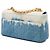 Autre Marque Borsa Dior Caro Medium in denim tie-dye blu Macrocannage - vista 2