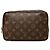 Borsa a pochette Louis Vuitton Monogram Trousse Toilette 23 Marrone