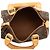 Borsa Louis Vuitton Monogram Nano Speedy Bandouliere Marrone - vista 4