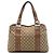 Gucci Medium GG Canvas Bamboo Libeccio Tote Beige