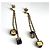 Louis Vuitton Boucle d'Oreilles Bandant Gamble Earrings D'oro