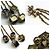 Louis Vuitton Boucle d'Oreilles Bandant Gamble Earrings D'oro - vista 3