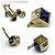 Louis Vuitton Boucle d'Oreilles Bandant Gamble Earrings D'oro - vista 4