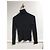 Camisola de gola alta Prada em cashmere e seda preta Preto - vista 2