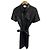 Robe Nanushka noire T.S Black