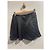 Falda skater Tiffany & Co de seda negra XS Negro - vista 3