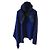 Poncho Yves Salomon blu - vista 6