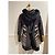 Fendi Steppjacke Gestreift Braun Schwarz Gelb - Ansicht 4