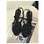Sandali Chanel raso T.37,5 Nero