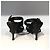Sandali Chanel raso T.37,5 Nero - vista 6