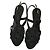 Sandali Chanel raso T.37,5 Nero - vista 9