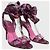 Sandali Christian Louboutin viola T.38 Porpora - vista 2