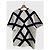 Céline T-Shirt Kleid Weiß Geometrischer Print - Ansicht 3