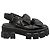 Sandales Prada noires T.37 Black