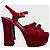 Autre Marque Sandali Saint Laurent rossi T.37 Rosso
