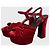 Autre Marque Sandali Saint Laurent rossi T.37 Rosso - vista 5