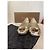 Bamboo Bailarinas Gucci plateadas T.39,5 Plata - vista 8