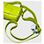 Borsa Bottega Veneta Candy Cassette verde - vista 8