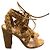 Sandali Gianvito Rossi Camels T.36 Cammello - vista 6