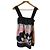 Top de seda estampado Missoni negro