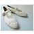 Chanel Bailarinas Mary Jane de lona blancas Blanco - vista 3