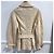 Chaqueta Acolchada Moschino de Seda Beige Talla 40 - vista 2