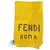 Sciarpa Fendi Roma in lana gialla