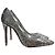 Décolleté Christian Louboutin argento T.39