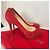 Escarpins Christian Louboutin rouge T.38,5 - vue 7