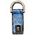 Autre Marque Llavero Dior de cuero estampado azul
