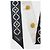 Foulard slim Chanel bianco e nero - vista 2