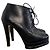 Botas Chanel pretas T.37,5 Preto