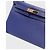 Hermès Kelly 28 Bleu Tasche Blau - Ansicht 15
