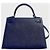 Hermès Kelly 28 Bleu Tasche Blau - Ansicht 4