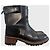 Stivaletti Chanel neri T.36,5 Nero