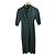 Vestido midi de lana verde oscuro Gucci