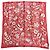 Chanel Seidentuch Rosa mit CC Logo Print