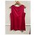 Marni Seidenbluse in Fuchsia Rosa ärmellos mit Rüschen Pink - Ansicht 3