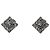 Autre Marque Boucles d'oreilles Stone en or blanc Métallisé