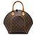 Louis Vuitton Monogram Ellipse MM Handtasche Braun