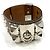 Hermès Hermes Collier de Chien Medor Charm-Armband Taupe
