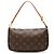 Bolso de hombro Louis Vuitton Monogram Pochette Accessoires Marrón Castaño