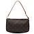 Bolso de hombro Louis Vuitton Monogram Pochette Accessoires Marrón Castaño